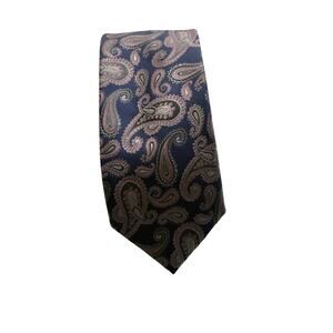 PLATINUM DESIGNS Vintage Polyester‎ Necktie Designer Purple Paisley W3 L52 (238)